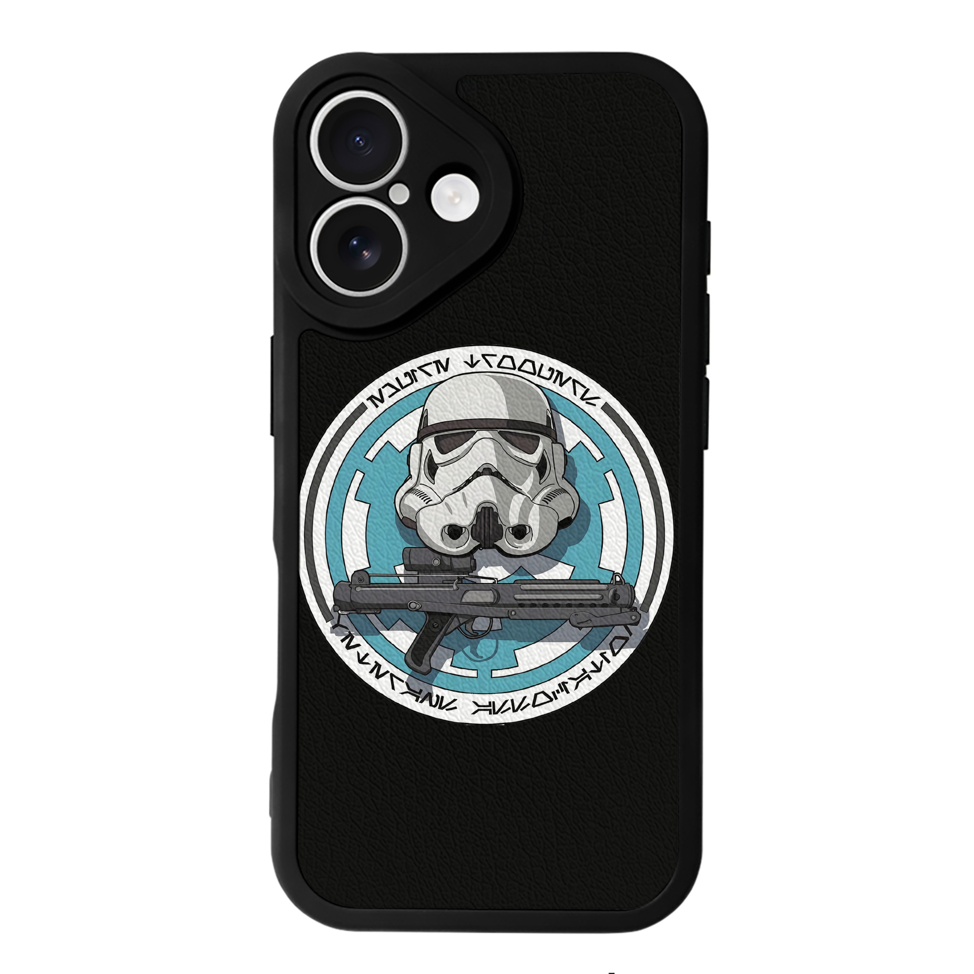 （画像用） スター・ウォーズ Star Wars 【iPhone 16シリーズ対応】シリコンスマホケース（レザー調） 材質：シリコン